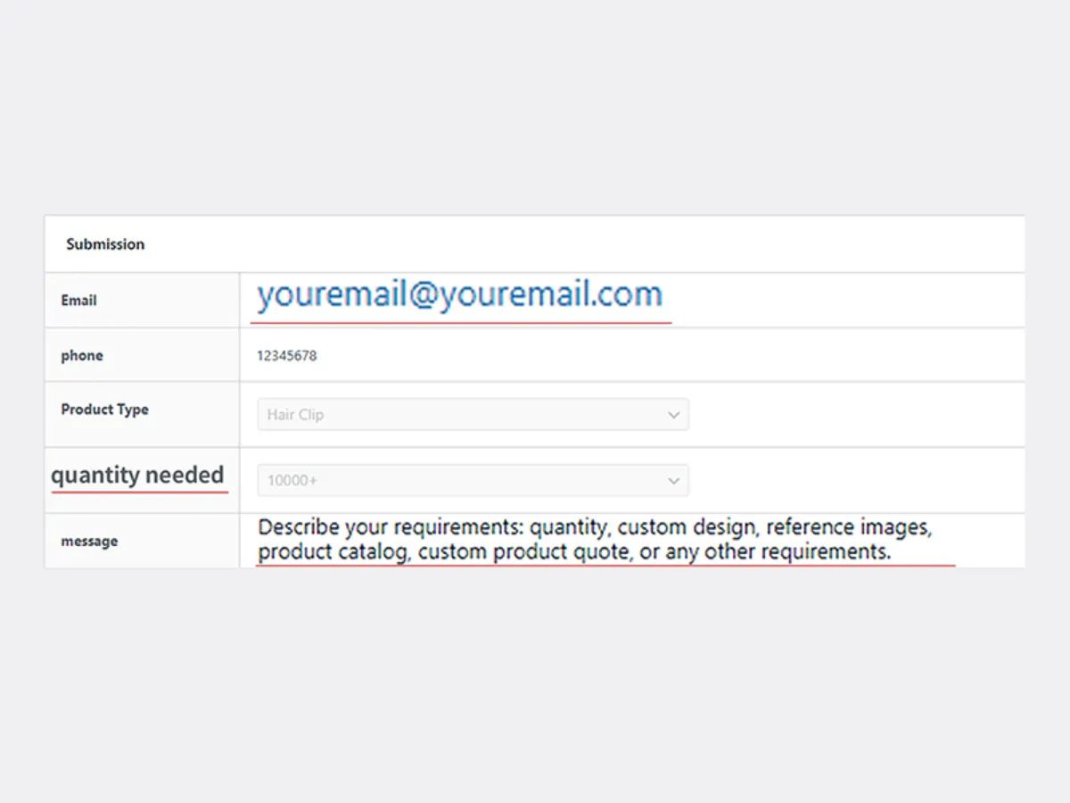 Confirm requirements