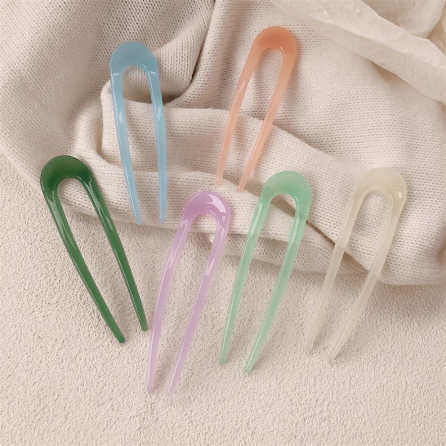 Plastic Resin Hair Pins