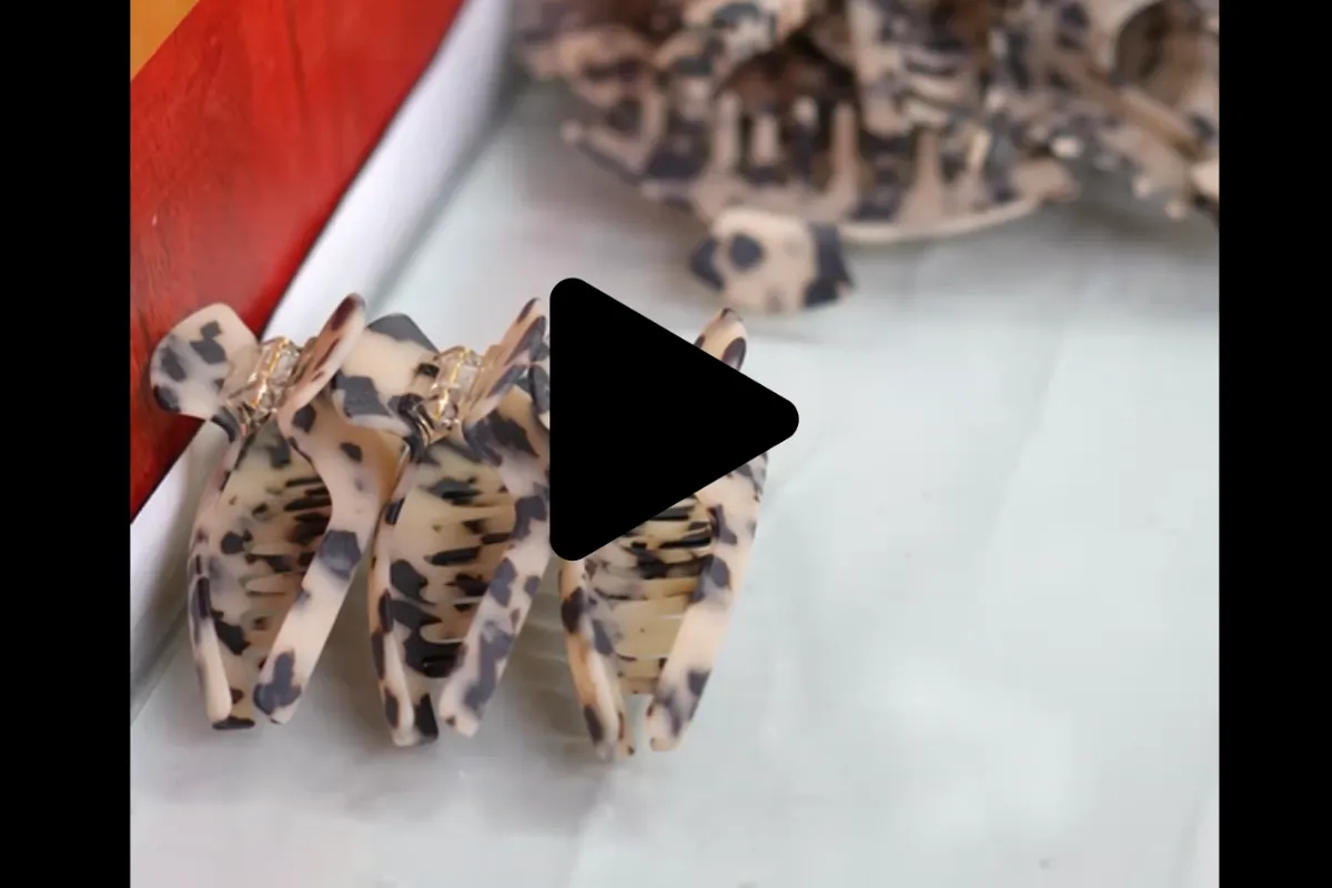 Acetate Hair Claws Production Process