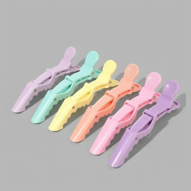 Custom Candy-Colored Crocodile Hair Clips