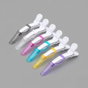 Custom Clear Plastic Crocodile Hair Clips