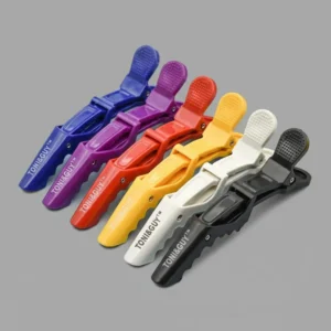 Custom Glossy Solid Crocodile Hair Clips