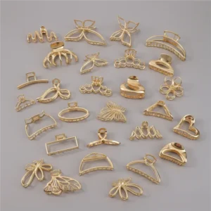 Custom Minimalist Metal Claw Clips