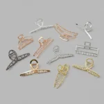 Custom Minimalist Metal Loop Claw Clip