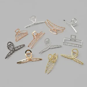 Custom Minimalist Metal Loop Claw Clip