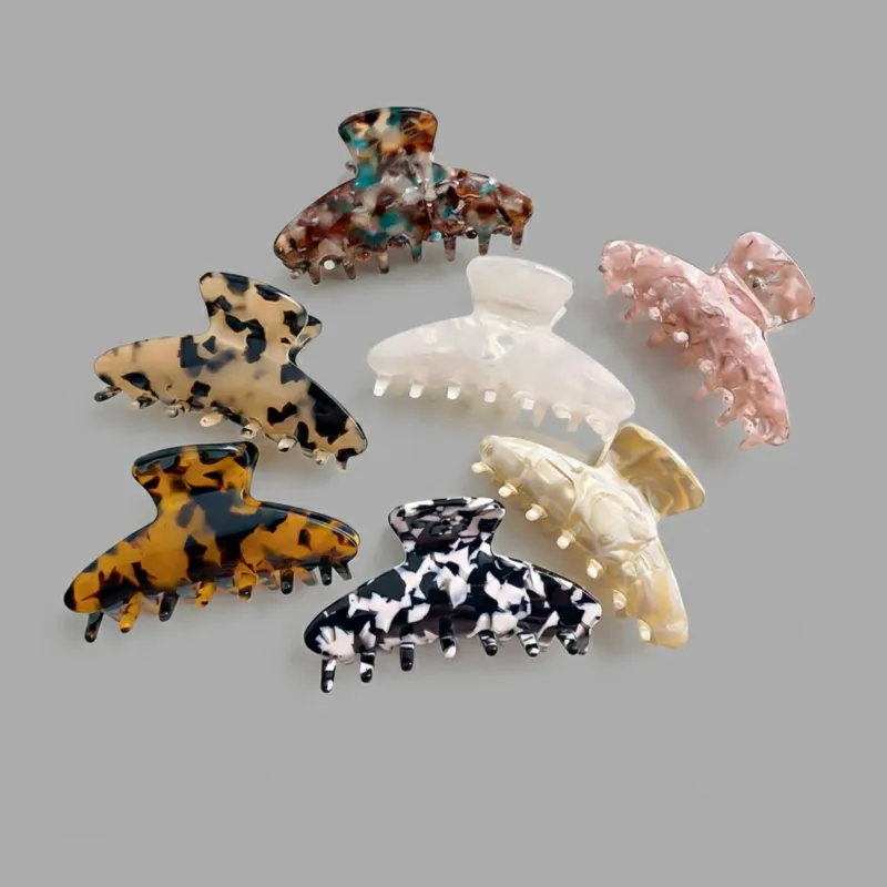 Custom Tortoiseshell Acetate Claw Clips