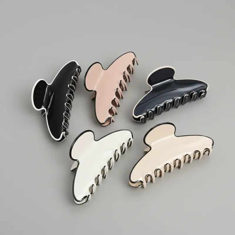 Custom Two-Tone Acetate Claw Clip