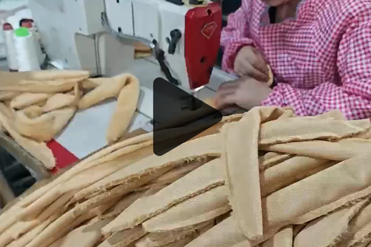 Fabric Outer Stitching Process (Hair Band)