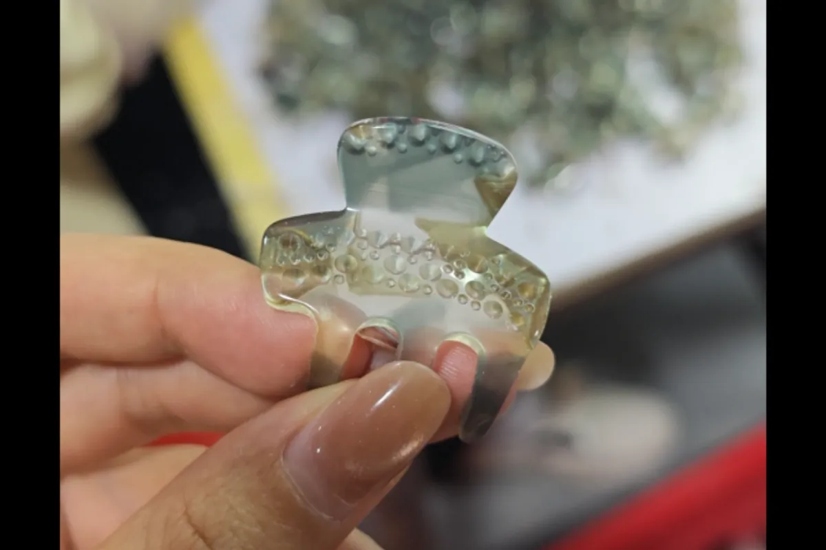 Fixed-Machine Decorative Drilling (Hair Claw)