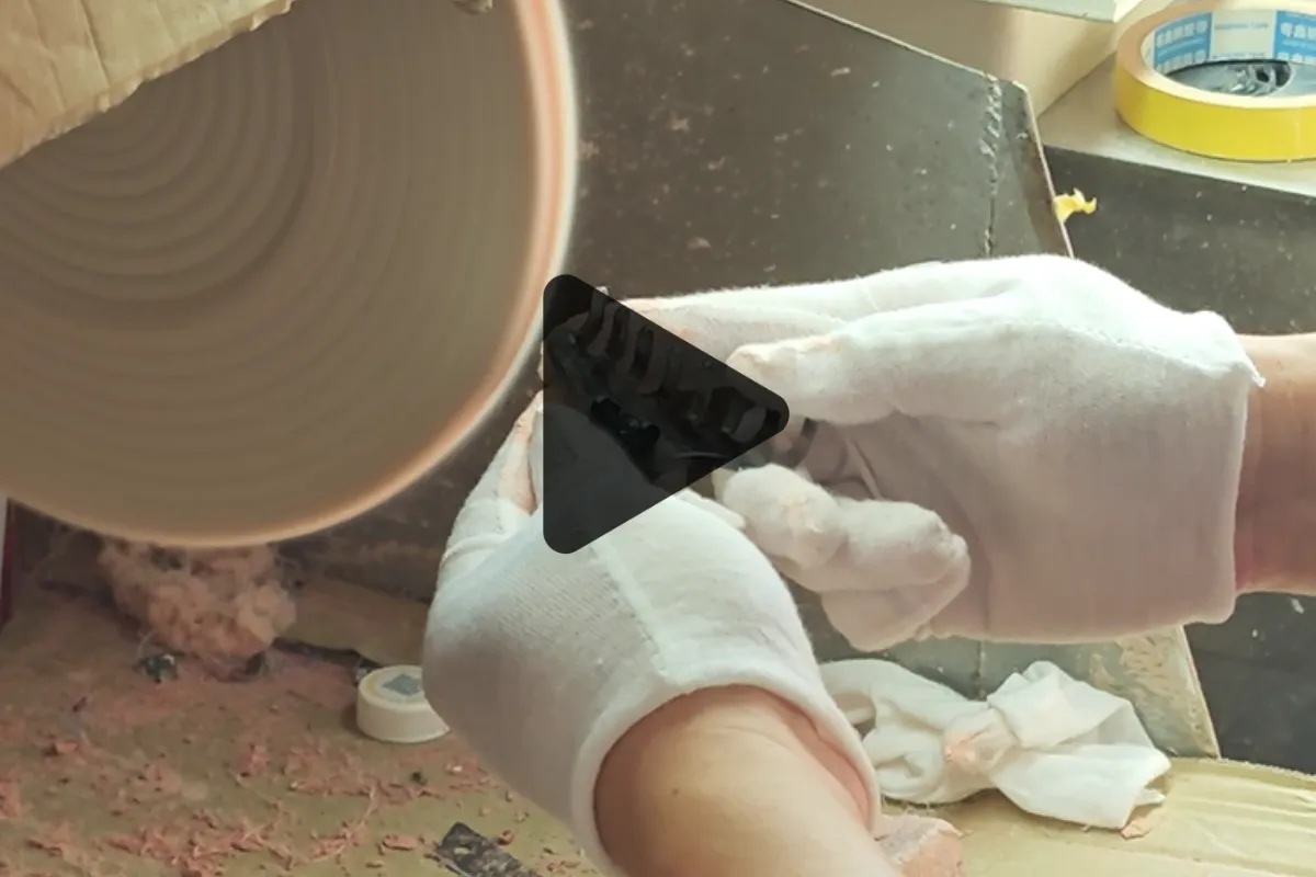 Machine Polishing Process (Hair Claw)