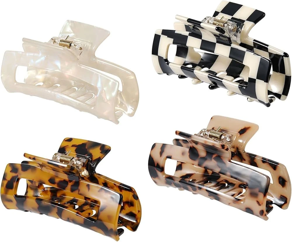 Acetate Claw Clips (Cellulose Acetate)