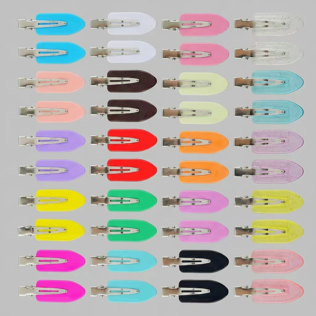 Custom Plastic No Crease Hair Clips
