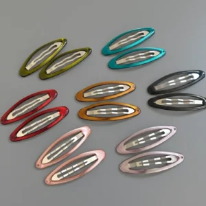 Custom Resin Snap Hair Clips