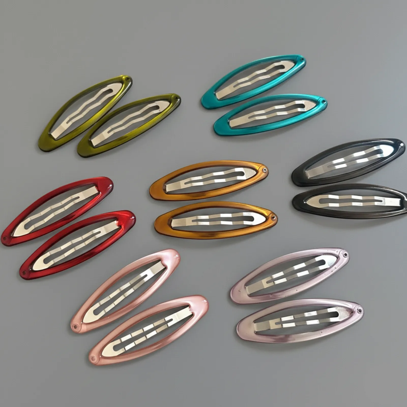 Custom Resin Snap Hair Clips