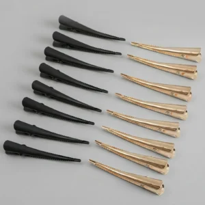 Custom Tapered Metal Duckbill Hair Clips