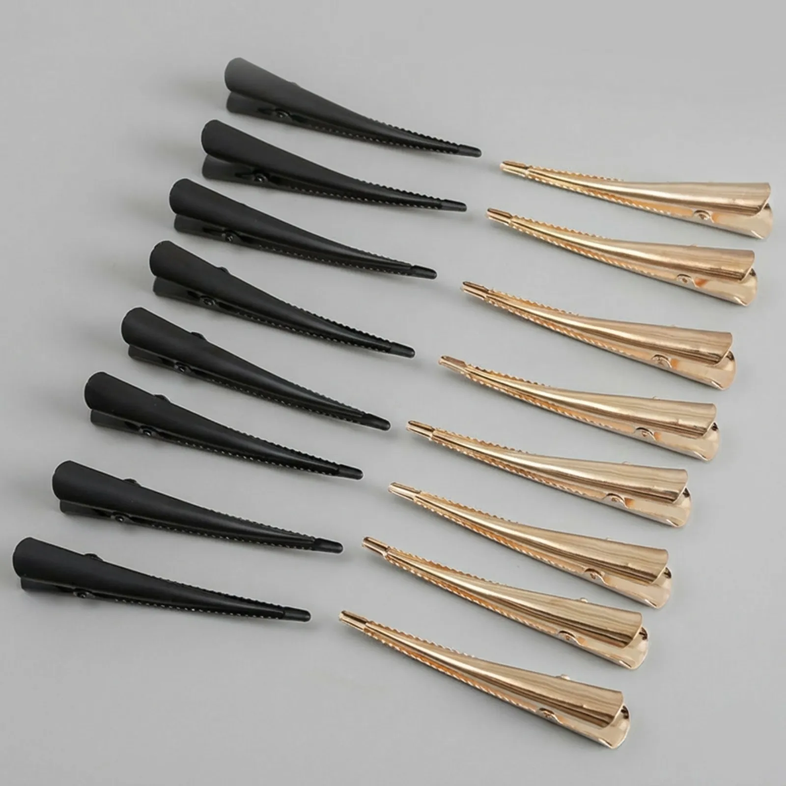 Custom Tapered Metal Duckbill Hair Clips