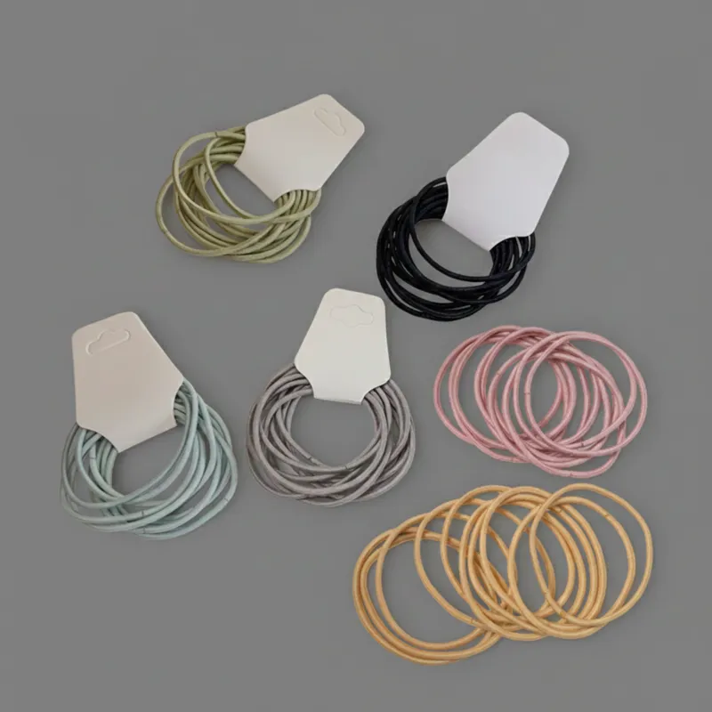 custom elastic hair ties