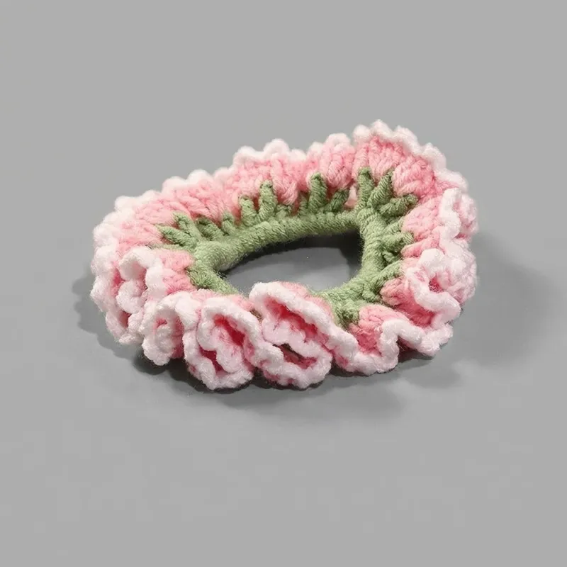 custom knit scrunchies