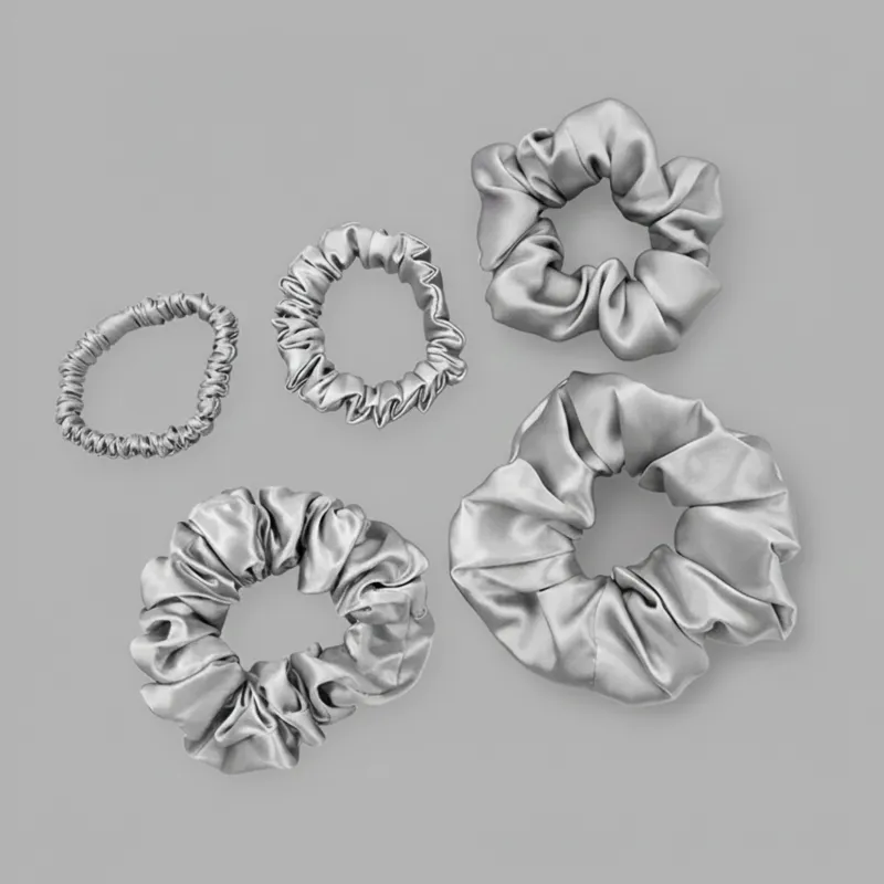 custom silk scrunchie