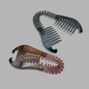 Custom Interlocking Plastic Banana Hair Clips