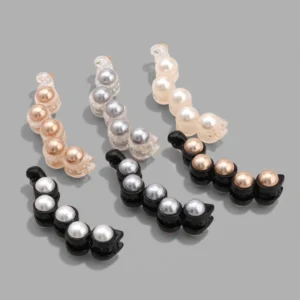 Custom Pearl Banana Hair Clips