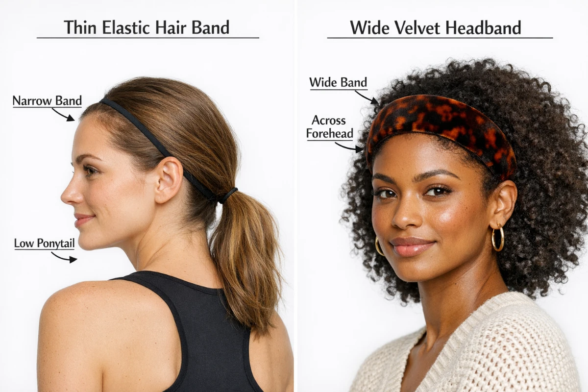 Hair Band vs Headband
