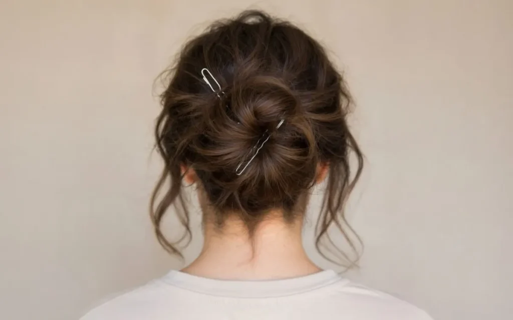 Messy Textured Buns with Volume
